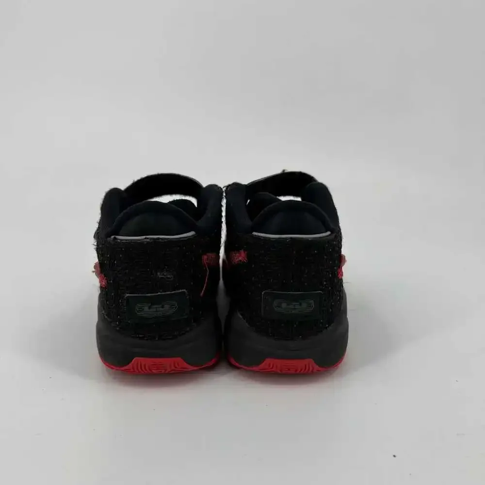 Nike Black/Red LeBron Trinity Kids Sneakers | Size 2B